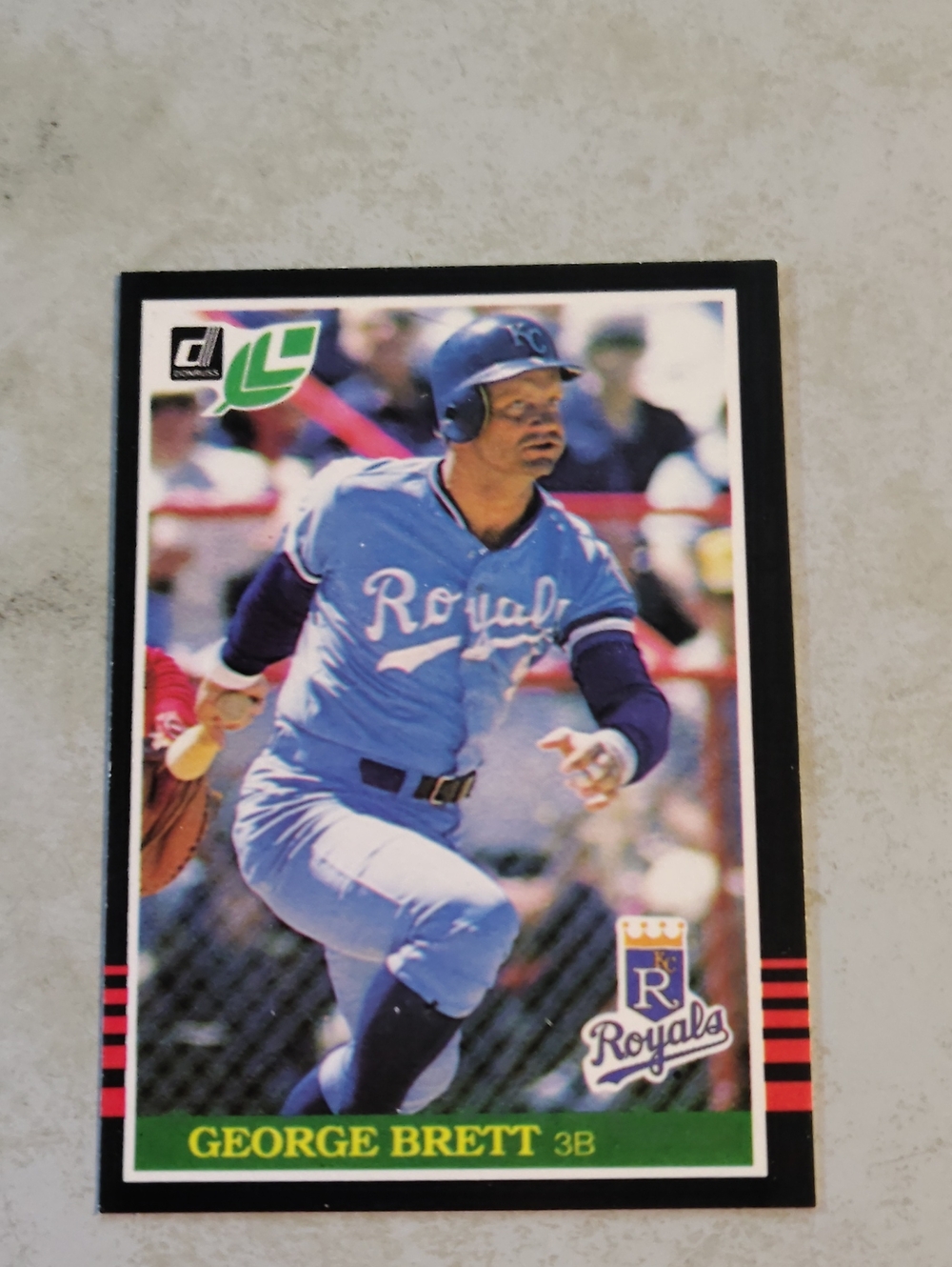 George Brett 1985 Leaf #176 Kansas City Royals Baseball Card